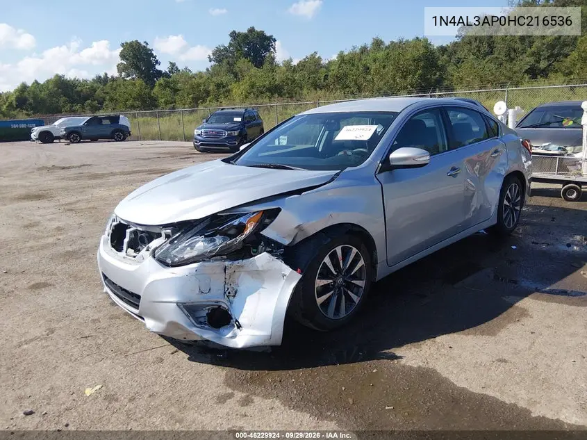 2017 NISSAN ALTIMA VIN 1N4AL3AP0HC216536 — фото 2