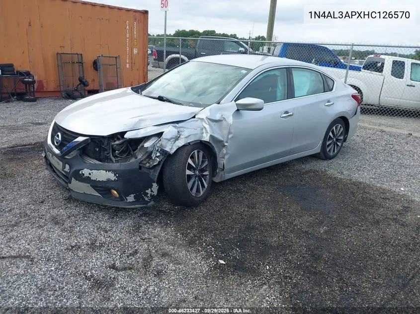 2017 NISSAN ALTIMA VIN 1N4AL3APXHC126570 — фото 2