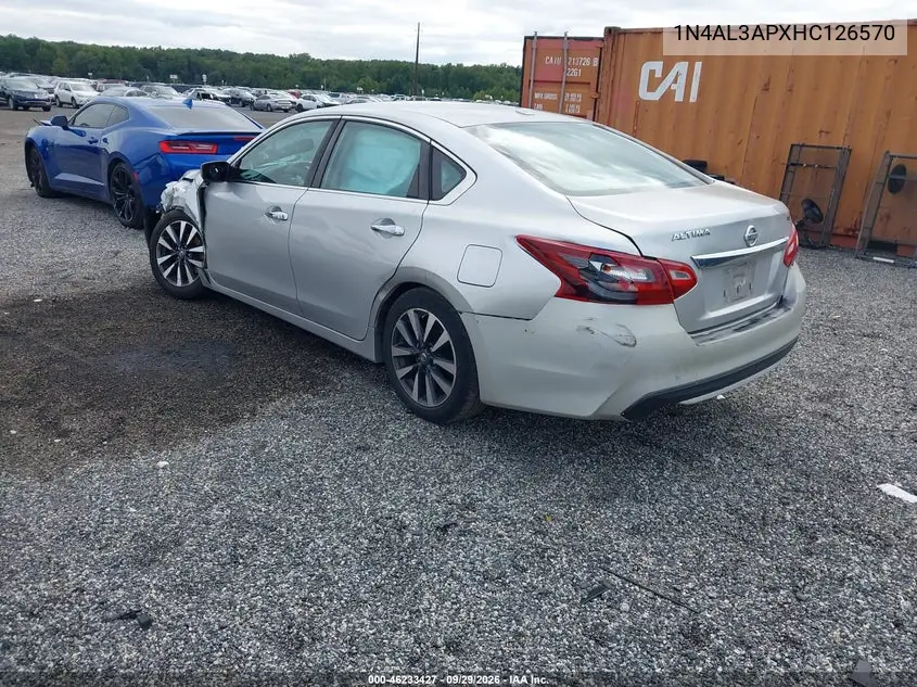 2017 NISSAN ALTIMA VIN 1N4AL3APXHC126570 — фото 3