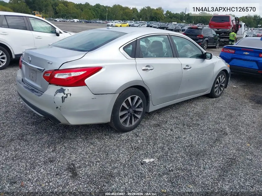2017 NISSAN ALTIMA VIN 1N4AL3APXHC126570 — фото 4