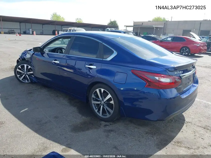 2017 NISSAN ALTIMA VIN 1N4AL3AP7HC273025 — фото 3