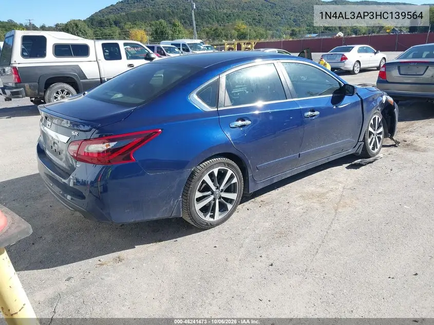 2017 NISSAN ALTIMA VIN 1N4AL3AP3HC139564 — фото 4
