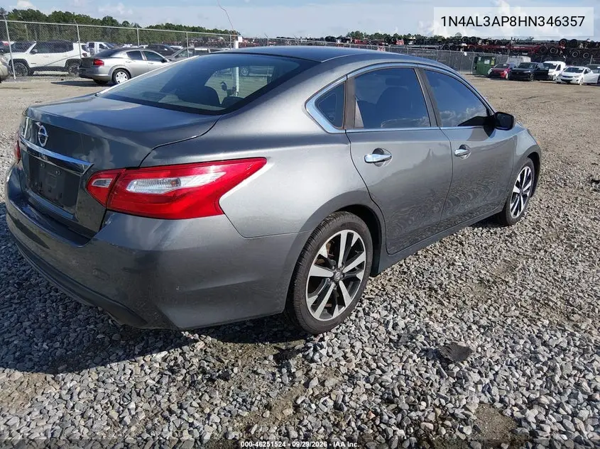 2017 NISSAN ALTIMA VIN 1N4AL3AP8HN346357 — фото 4
