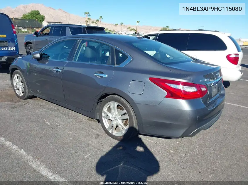 2017 NISSAN ALTIMA VIN 1N4BL3AP9HC115080 — фото 3