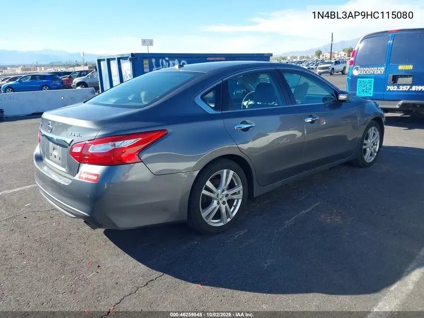 2017 NISSAN ALTIMA VIN 1N4BL3AP9HC115080 — фото 4