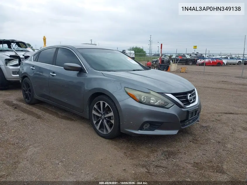 NISSAN ALTIMA 2017, VIN 1N4AL3AP0HN349138
