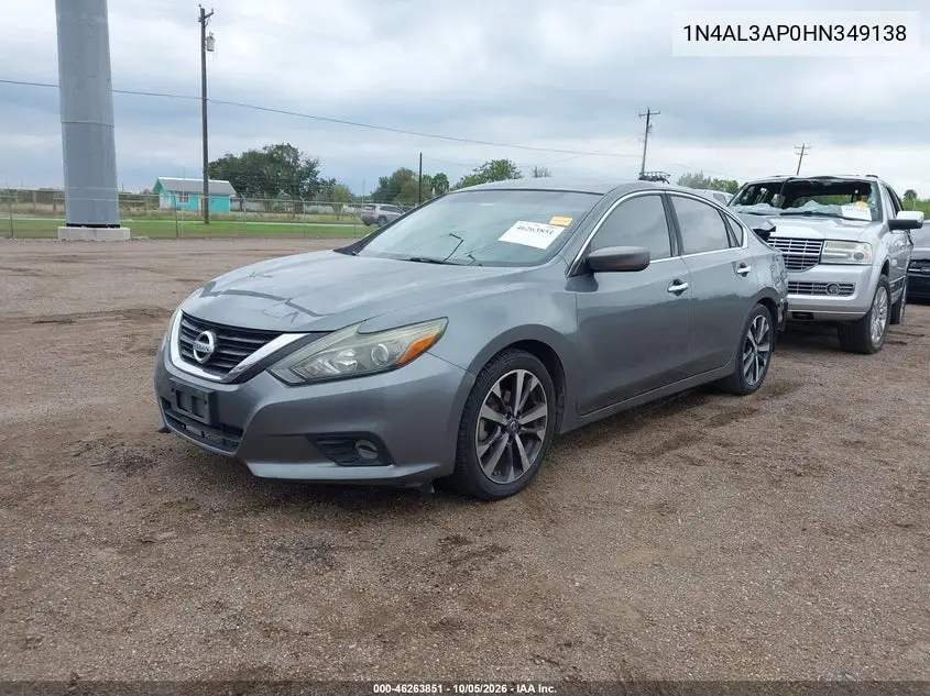 2017 NISSAN ALTIMA VIN 1N4AL3AP0HN349138 — фото 2