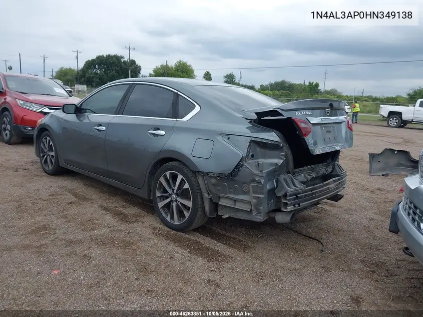 2017 NISSAN ALTIMA VIN 1N4AL3AP0HN349138 — фото 3