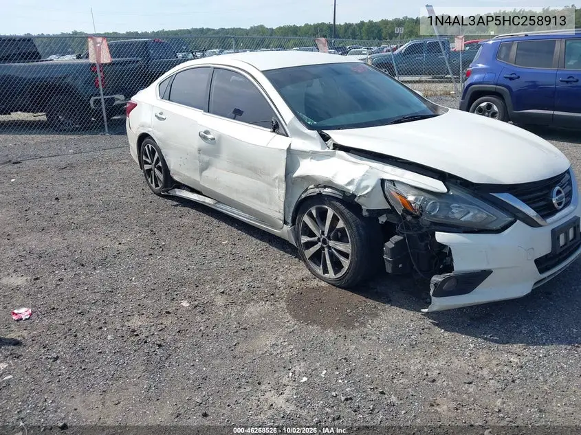 NISSAN ALTIMA 2017, VIN 1N4AL3AP5HC258913