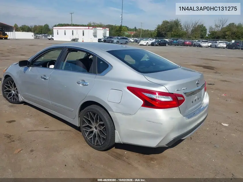2017 NISSAN ALTIMA VIN 1N4AL3AP0HC131275 — фото 3