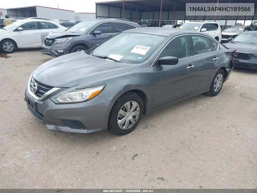 2017 NISSAN ALTIMA VIN 1N4AL3AP4HC189566 — фото 2