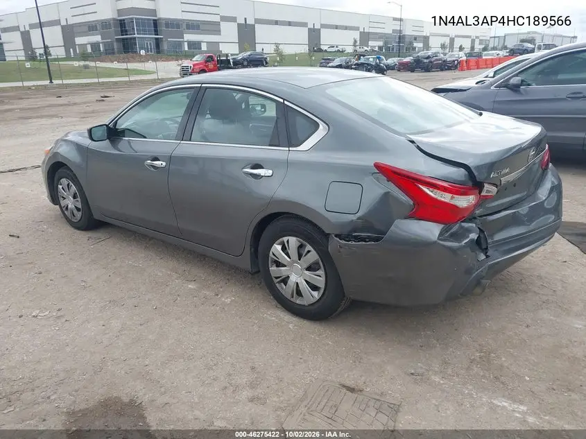 2017 NISSAN ALTIMA VIN 1N4AL3AP4HC189566 — фото 3