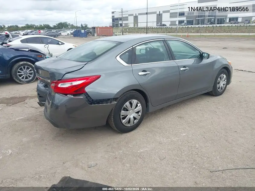 2017 NISSAN ALTIMA VIN 1N4AL3AP4HC189566 — фото 4