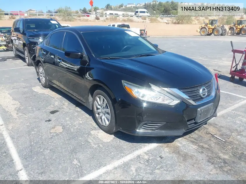 NISSAN ALTIMA 2017, VIN 1N4AL3AP1HN313409