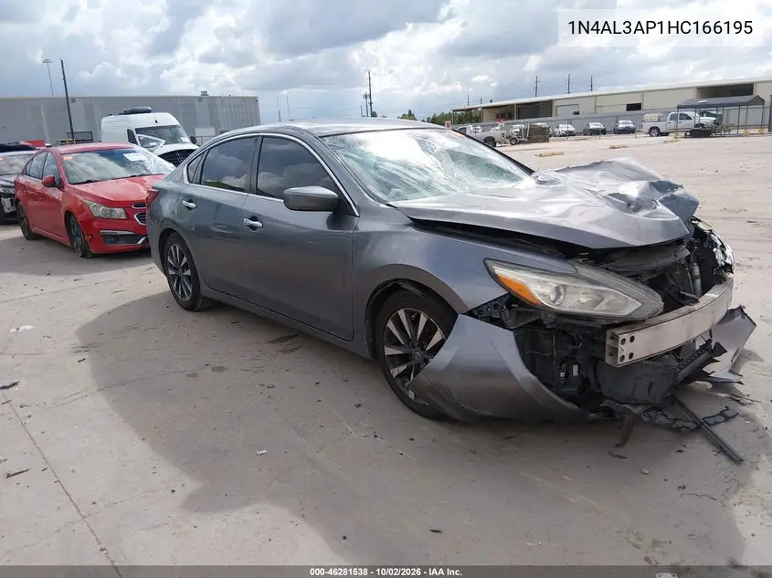 NISSAN ALTIMA 2017, VIN 1N4AL3AP1HC166195