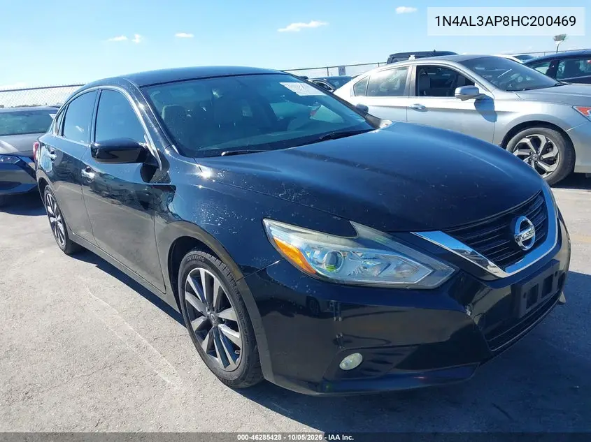 NISSAN ALTIMA 2017, VIN 1N4AL3AP8HC200469
