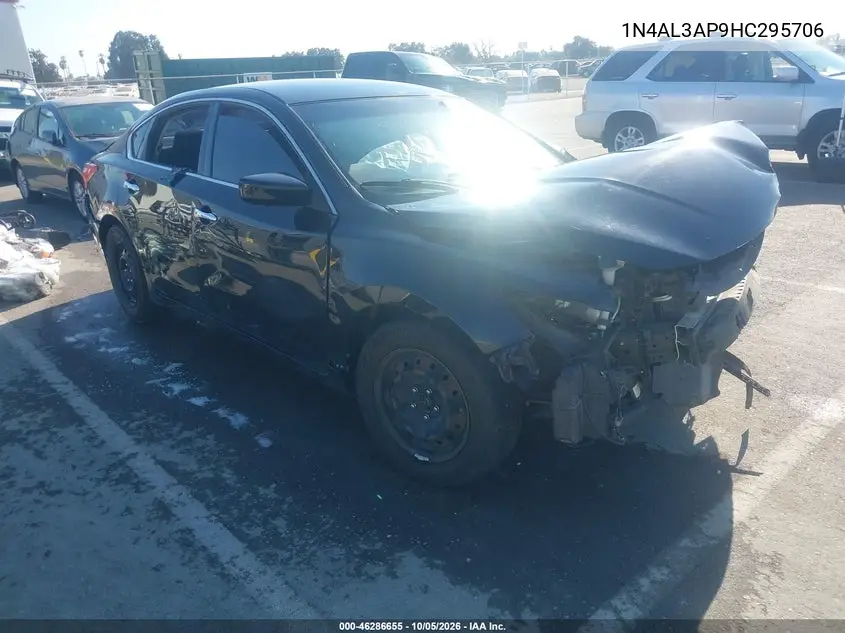 NISSAN ALTIMA 2017, VIN 1N4AL3AP9HC295706