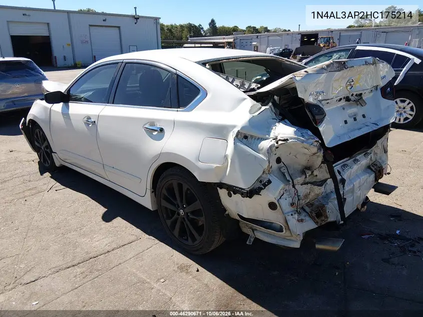 2017 NISSAN ALTIMA VIN 1N4AL3AP2HC175214 — фото 3