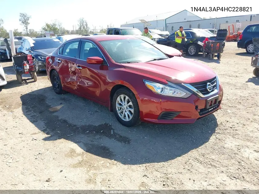 NISSAN ALTIMA 2017, VIN 1N4AL3AP4HC228821