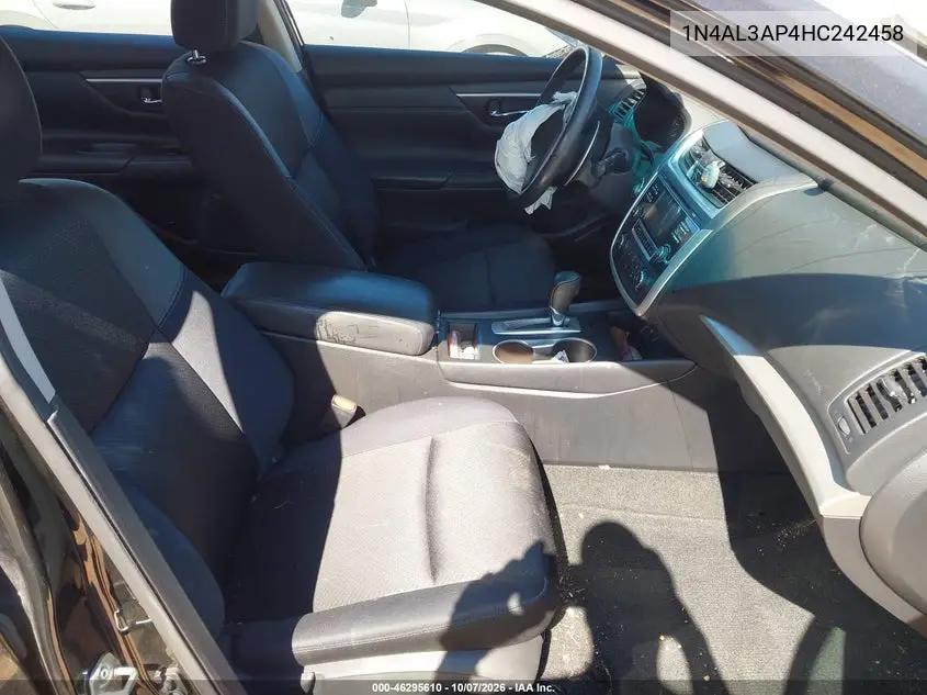 2017 NISSAN ALTIMA VIN 1N4AL3AP4HC242458 — фото 5