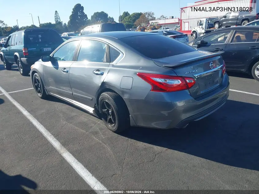 2017 NISSAN ALTIMA VIN 1N4AL3AP3HN318028 — фото 3