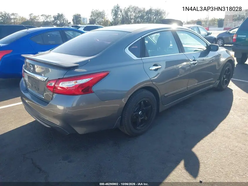 2017 NISSAN ALTIMA VIN 1N4AL3AP3HN318028 — фото 4