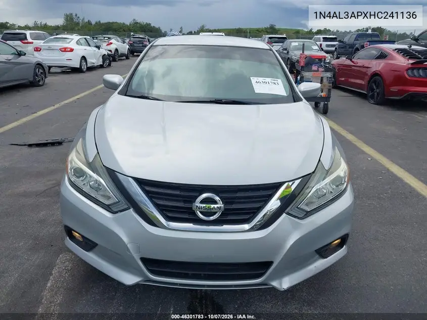 2017 NISSAN ALTIMA VIN 1N4AL3APXHC241136 — фото 11