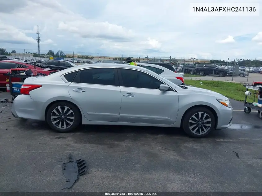 2017 NISSAN ALTIMA VIN 1N4AL3APXHC241136 — фото 12