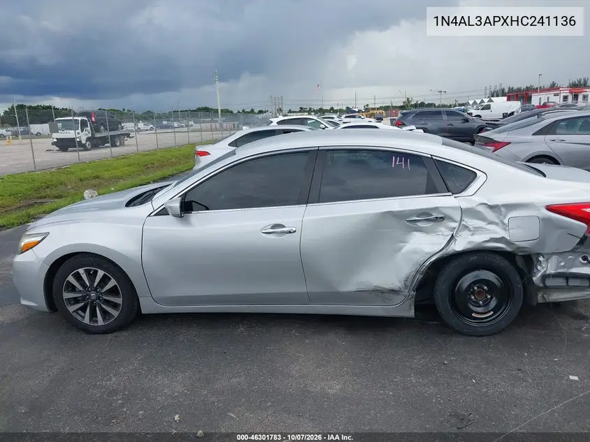 2017 NISSAN ALTIMA VIN 1N4AL3APXHC241136 — фото 13