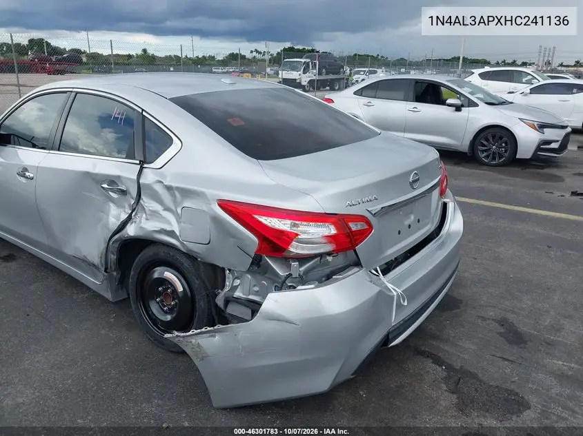 2017 NISSAN ALTIMA VIN 1N4AL3APXHC241136 — фото 6