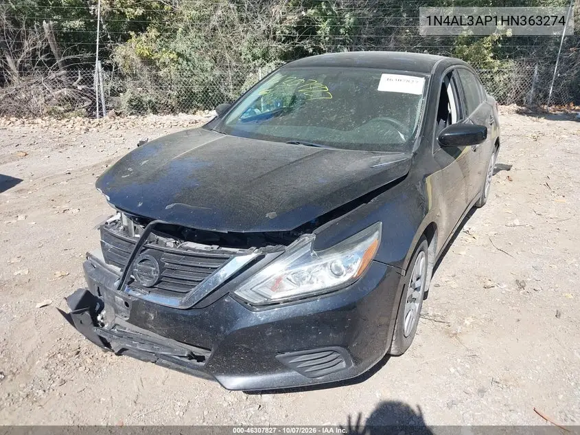 2017 NISSAN ALTIMA VIN 1N4AL3AP1HN363274 — фото 2