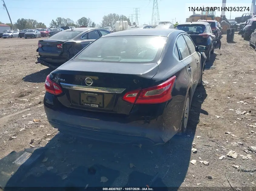2017 NISSAN ALTIMA VIN 1N4AL3AP1HN363274 — фото 4