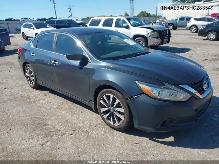 NISSAN ALTIMA 2017, VIN 1N4AL3AP3HC283549