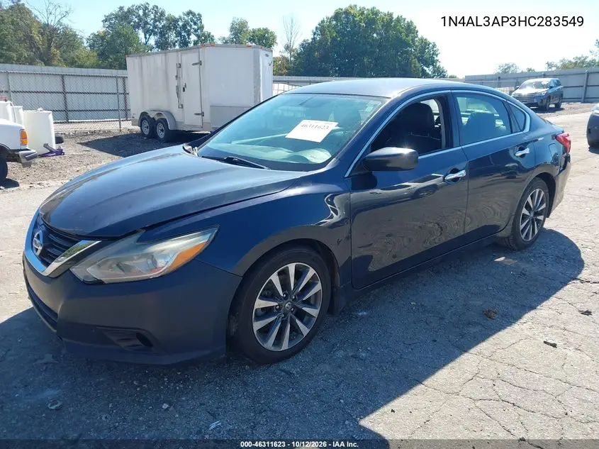 2017 NISSAN ALTIMA VIN 1N4AL3AP3HC283549 — фото 2
