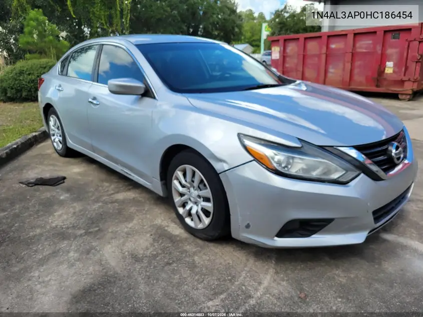 NISSAN ALTIMA 2017, VIN 1N4AL3AP0HC186454