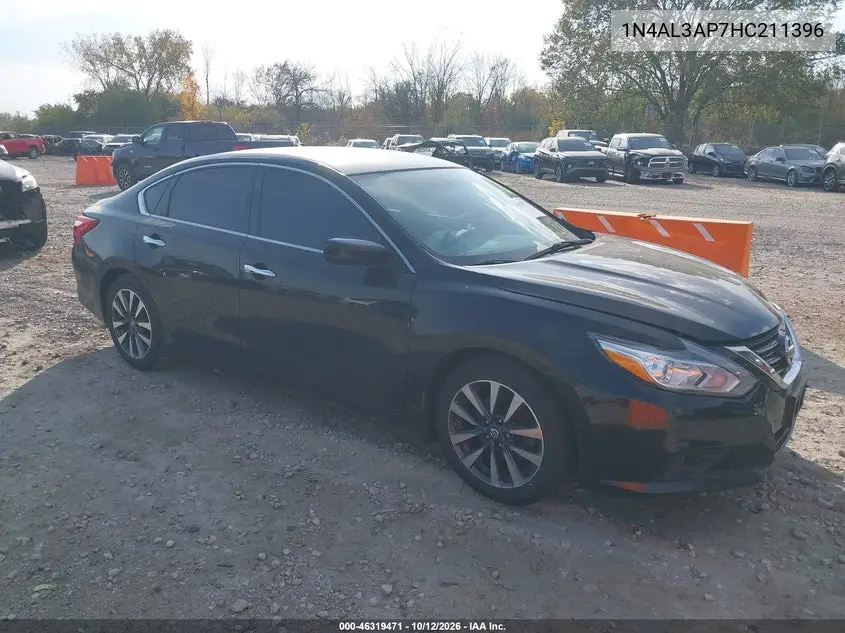 NISSAN ALTIMA 2017, VIN 1N4AL3AP7HC211396