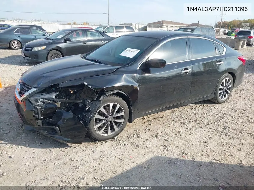 2017 NISSAN ALTIMA VIN 1N4AL3AP7HC211396 — фото 2