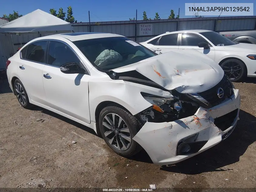 NISSAN ALTIMA 2017, VIN 1N4AL3AP9HC129542