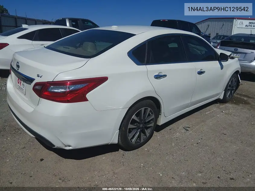2017 NISSAN ALTIMA VIN 1N4AL3AP9HC129542 — фото 4