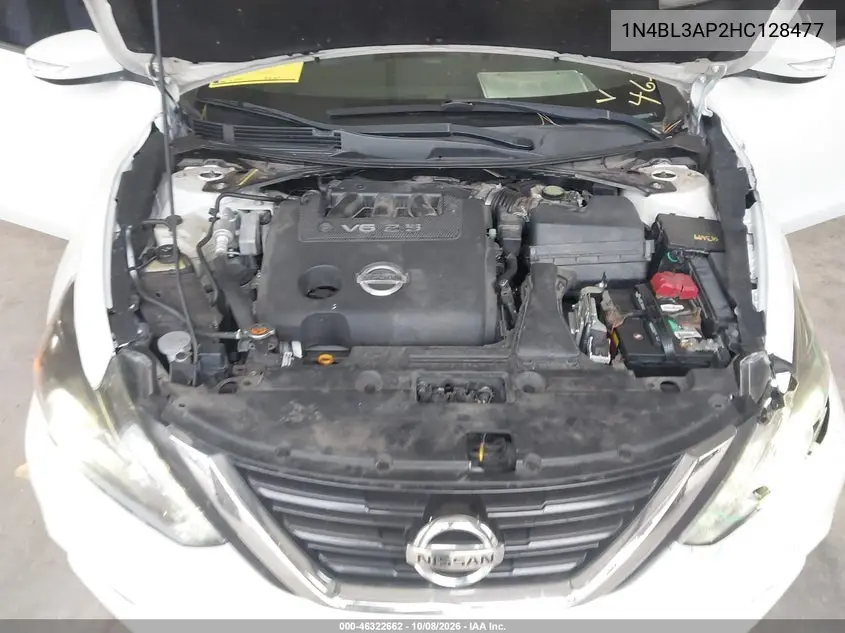 2017 NISSAN ALTIMA VIN 1N4BL3AP2HC128477 — фото 10