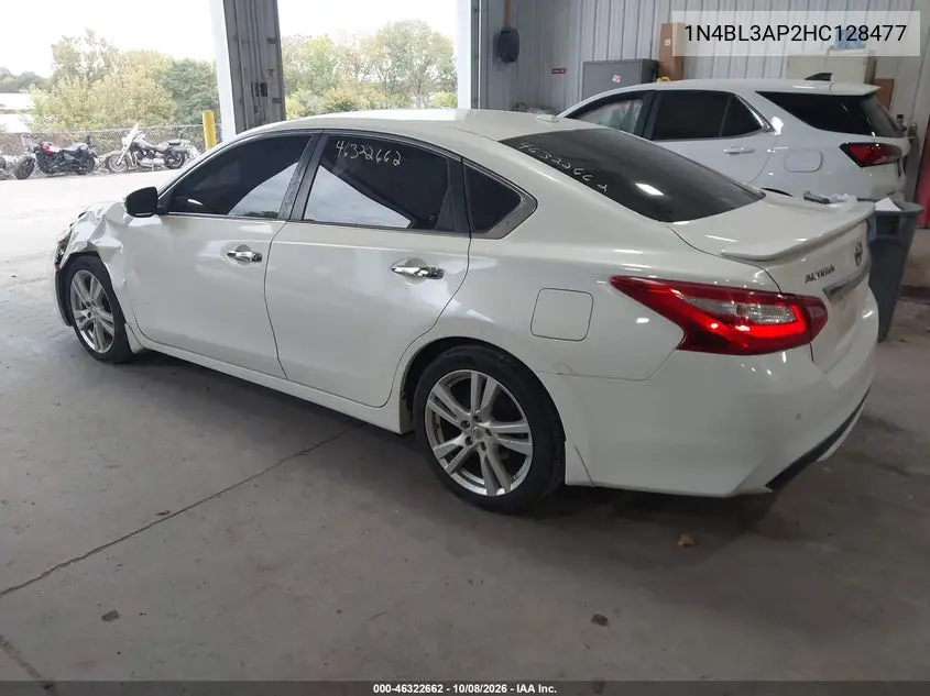 2017 NISSAN ALTIMA VIN 1N4BL3AP2HC128477 — фото 3