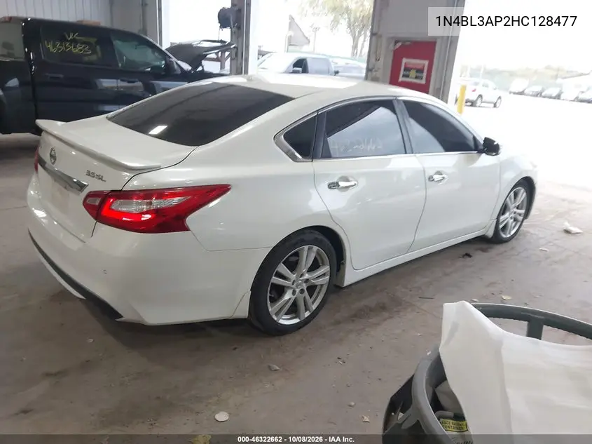 2017 NISSAN ALTIMA VIN 1N4BL3AP2HC128477 — фото 4