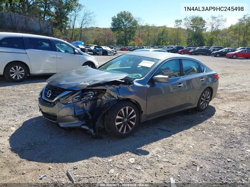 2017 NISSAN ALTIMA VIN 1N4AL3AP9HC245498 — фото 2