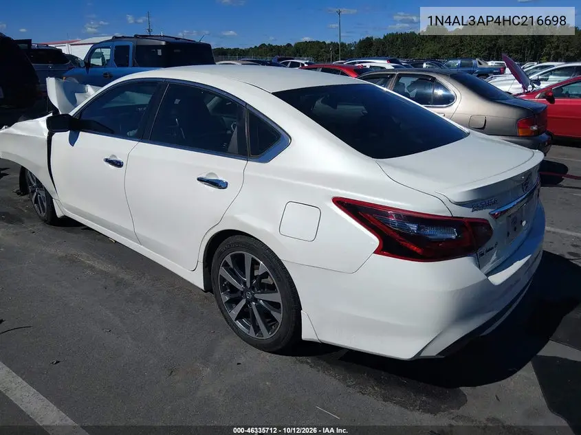 2017 NISSAN ALTIMA VIN 1N4AL3AP4HC216698 — фото 3