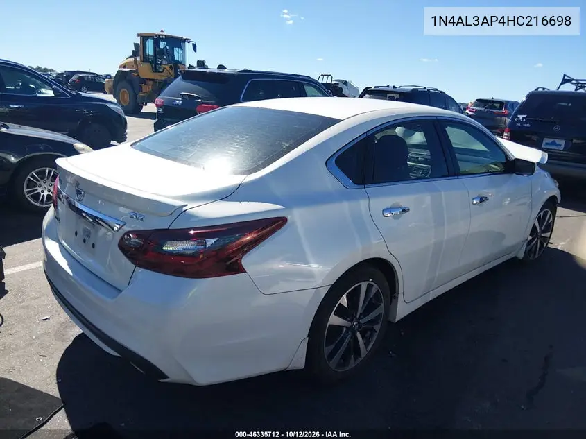 2017 NISSAN ALTIMA VIN 1N4AL3AP4HC216698 — фото 4