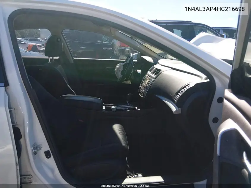 2017 NISSAN ALTIMA VIN 1N4AL3AP4HC216698 — фото 5