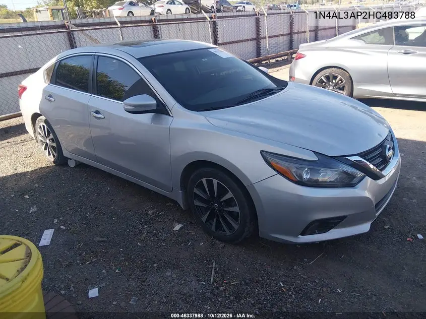 NISSAN ALTIMA 2017, VIN 1N4AL3AP2HC483788