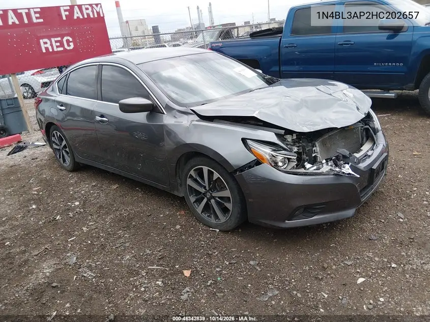 NISSAN ALTIMA 2017, VIN 1N4BL3AP2HC202657