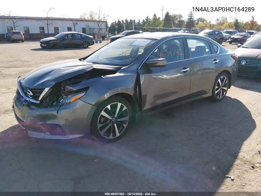 2017 NISSAN ALTIMA VIN 1N4AL3AP0HC164289 — фото 2