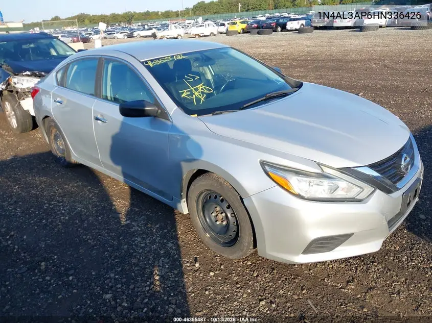 NISSAN ALTIMA 2017, VIN 1N4AL3AP6HN336426